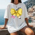 thumbnail image 2 of Teacher coquette bows Shirt, pencil bow Back To School Teacher Tee Shirt First Day School, Gift For Teacher (White), 2 of 5