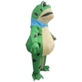 thumbnail image 4 of Inflatable Frog Costumes Animal Theme Party Outfits For  Adults (Fits 59"–74.8" (150-190cm),Green, 4 of 6