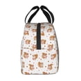 thumbnail image 2 of Lsque Squirrel And Rose Pattern Lunch Bag Women/Men Insulated Lunch Box,Small Leakproof Cooler Food Lunch Containers Reusable High Capacity Lunch Tote Bags, 2 of 6