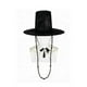 thumbnail image 5 of Jinu Hat Dynasty Black Halloween Hats Hunter Jinu Cap with Bead Chain for Idol Role - Playing Caps Halloween Stage, 5 of 5