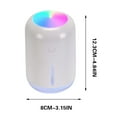 thumbnail image 3 of Oggfader Humidifiers for Bedroom Small Humidifier For Heavy In Bedrooms With Silent And Colorful Lighting USB Mini Humidifier, 3 of 5