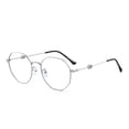 thumbnail image 1 of Gafas de Luz Azul GUDVUE Polígono Plata Anti-reflejo UV400, 1 of 8