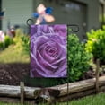 thumbnail image 5 of Beautiful Rose with Dewdrops Garden Flag 12"x18" Double-Sided Yard Flags for Outside Outdoor All Seasonal Decoration, 5 of 6