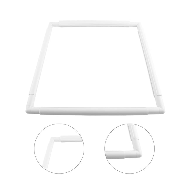 Polypropylene Mount Crossed Stitch and Craft Frame, for Embroidery Quilting Needlepoint, Universal Clip Frame