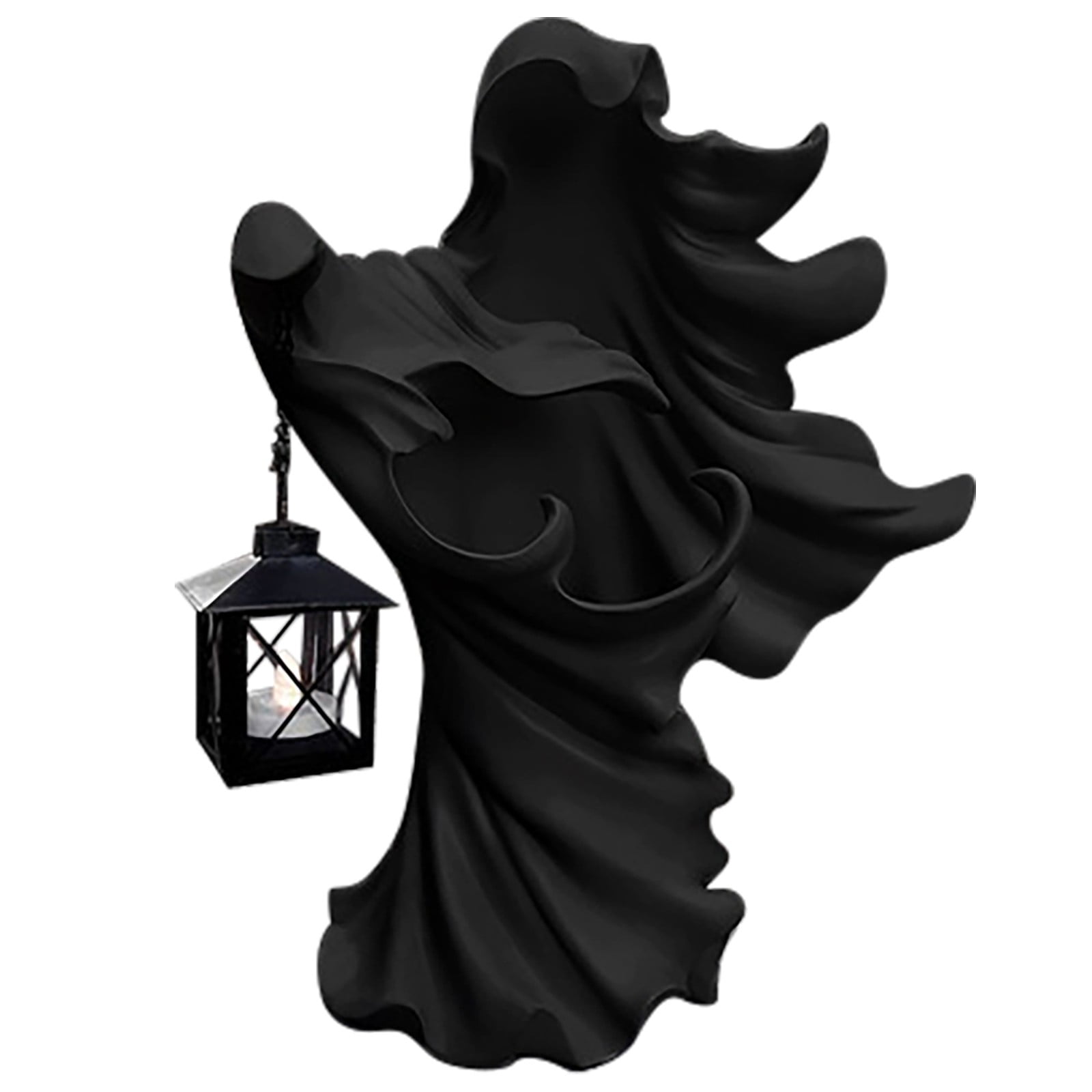 Faceless Ghost Sculpture Halloween Ghoul Resin Sculpture Decoration ...