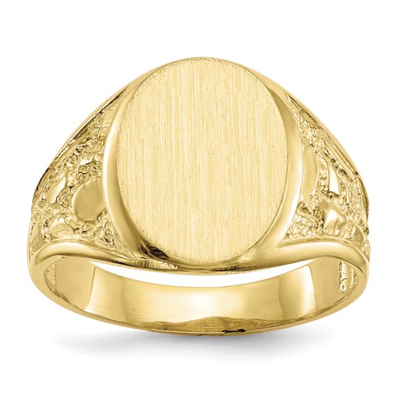 14k Men's Signet Ring