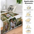 thumbnail image 4 of AISENIN Personalized Gifts for Mom from Daughter Son, Picture Blanket Personalized Photo Custom Blankets with Photos Customized Throw Blankets for Birthday Mothers Day, 4 of 5