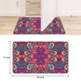 thumbnail image 4 of Ultra-Thin 30x17 Inch Moroccan Trellis Non-Slip Door Rug - Elegant Area Rug for Indoor Entrance, Kitchen, Bathroom & Bedroom, 4 of 6