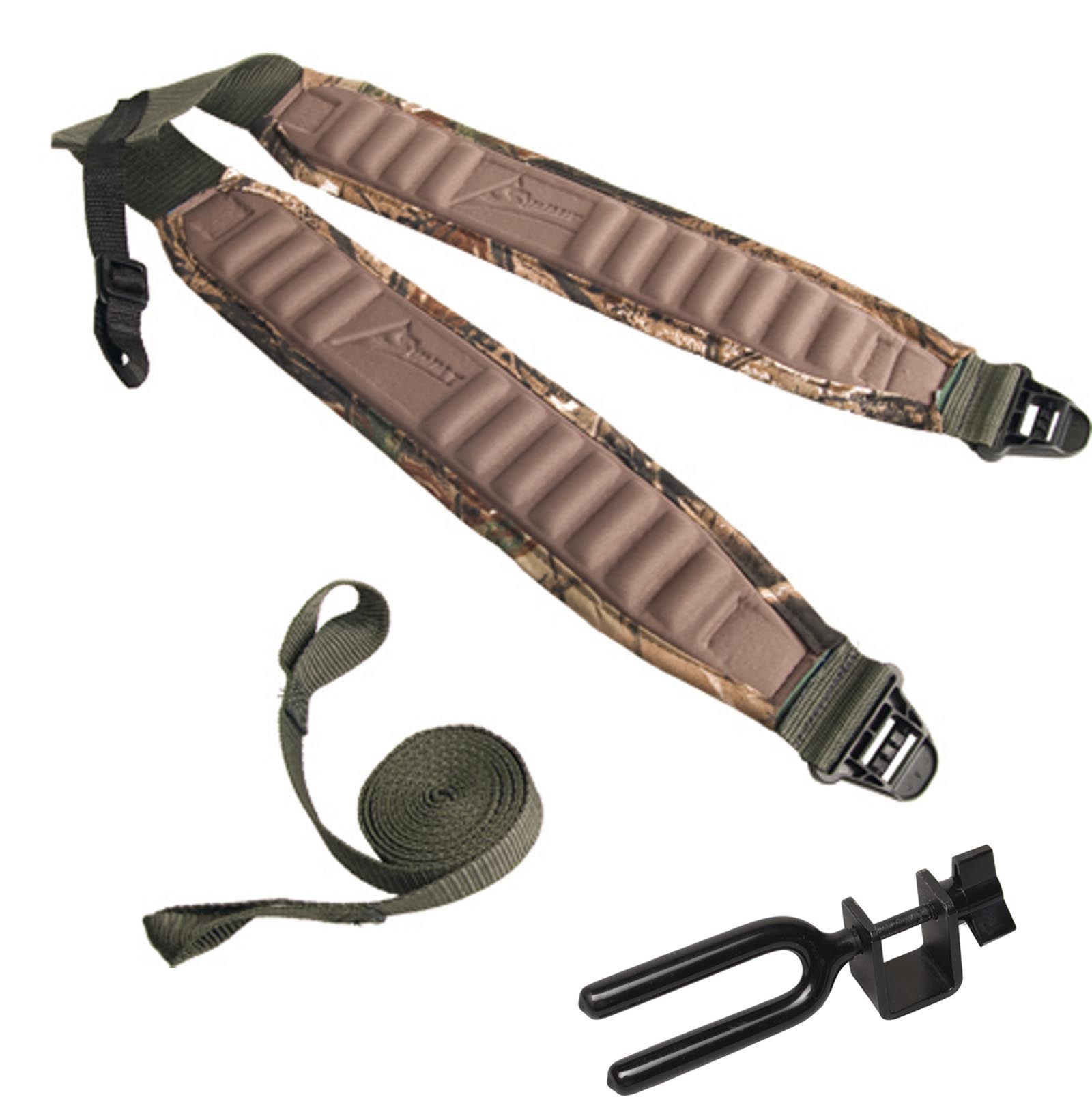 Summit Deluxe Backpack Straps w/ Mossy Oak Camo + Treestand Hunting Bow