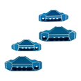 thumbnail image 4 of 4 Piezas de Protección de Amortiguador Baoblaze Repuestos Accesorios Kits de Actualizaciones 10208 Escala 1:10 Coche azul, 4 of 8