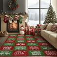 thumbnail image 2 of KUETH 3X5 Area Rugs Christmas Rug, Machine Washable Rug, Area Rugs for Livingroom, Printed Christmas Decor,Ultra-thin Non Slip Rug, Low Pile for Bedroom, Kitchen, Dinning room, 2 of 6