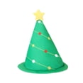 thumbnail image 3 of Gorro de peluche con forma de de Navidad para mujer, gorro de Navidad para actuaciones en el escenario, vestido de festival, 3 of 9