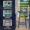 thumbnail image 3 of Clihome  HIPS Outdoor Bar Height Bistro Table Navy, 3 of 5
