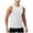 White, variant on Einccm Men's Workout Tank Top, Moisture Wicking Breathable Polyester Sleeveless Shirt, Gym Running Fitness Training Muscle Fit Summer Casual Undershirt