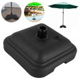thumbnail image 1 of Base de Parasol en Plastique Extérieur Support de Parasol de Jardin Carré Robuste Remplissable d'Eau et de Sable, 1 of 9
