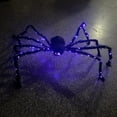 thumbnail image 4 of COSTYLE 4ft Light Up Giant Spider Halloween Decorations, Scary Fake Spider Props for Indoor Outdoor Yard Party Decor, 4 of 5