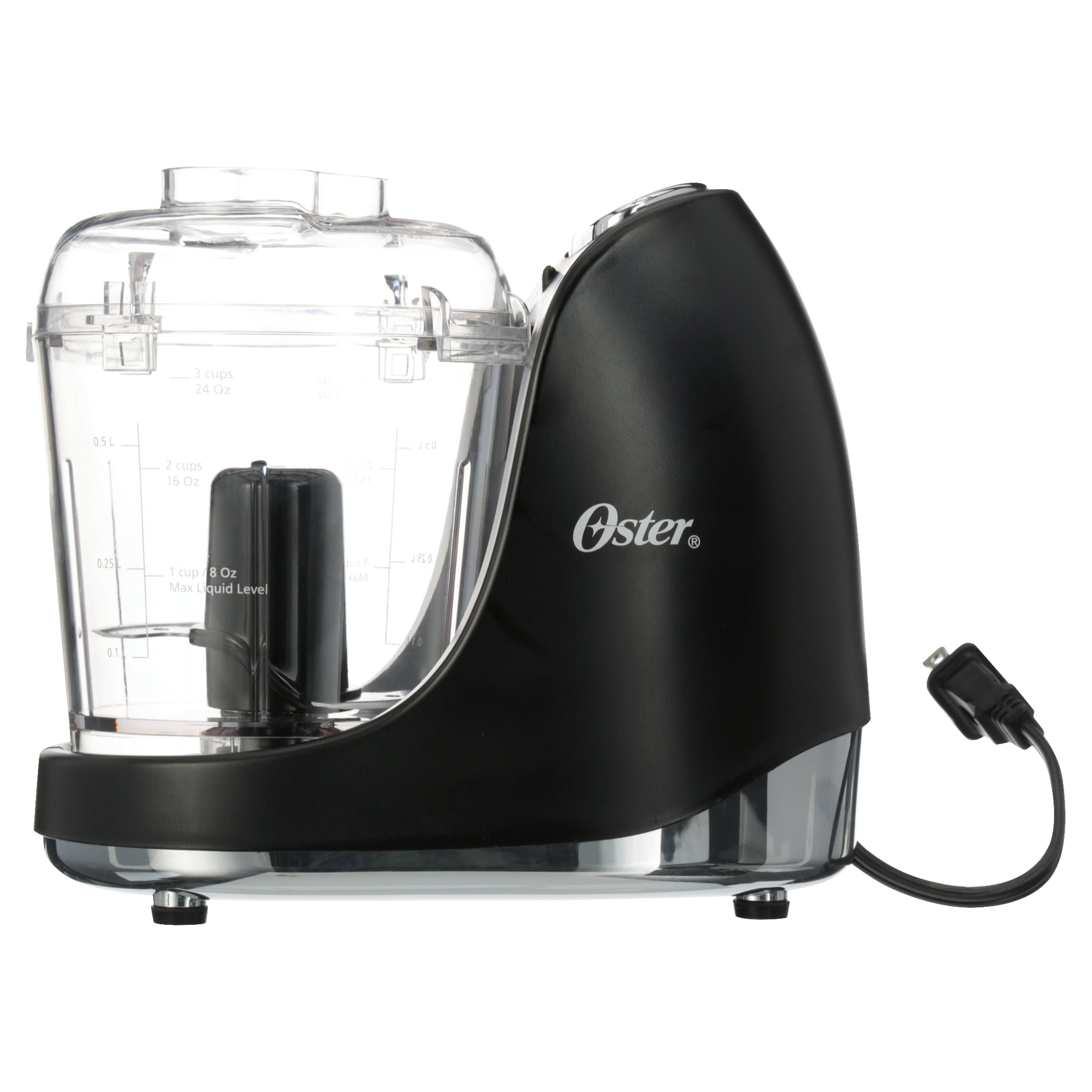  Oster FPSTMC3321 3-Cup Mini Chopper with Whisk, Black