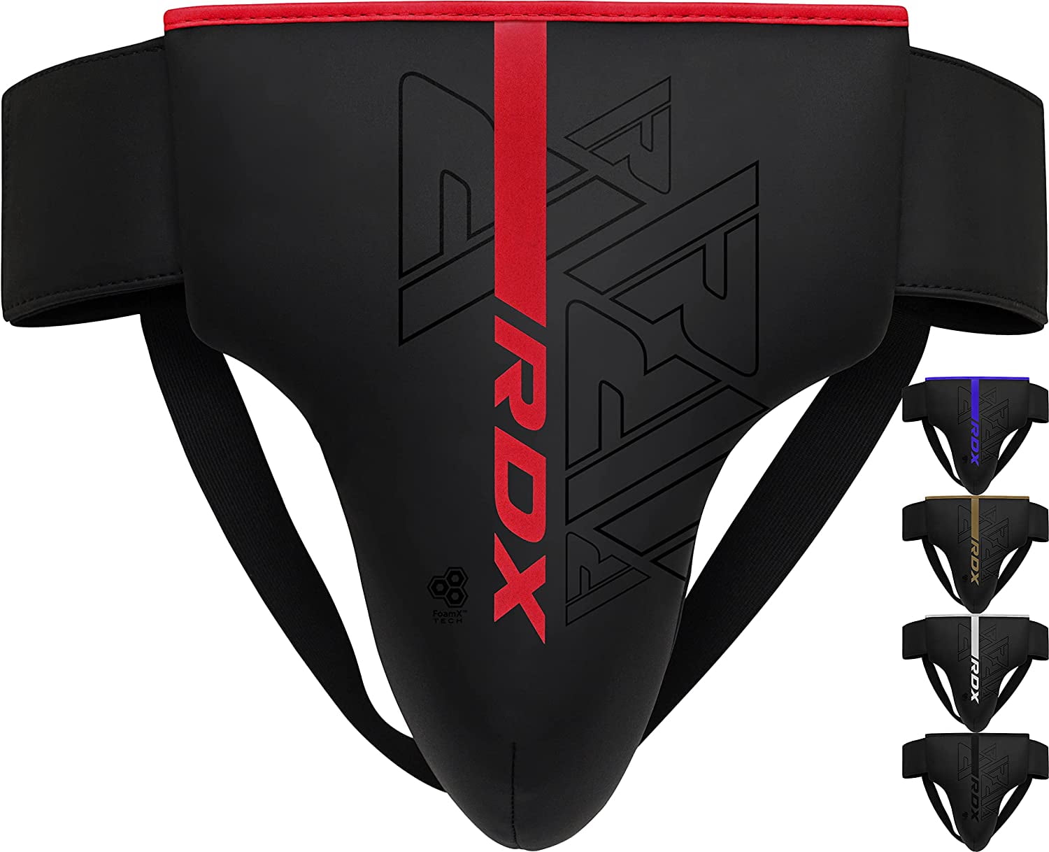 RDX Groin Protector for Boxing, Muay Thai, Kickboxing and MMA Fighting, Maya Hide Leather Abdo