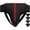 Red, variant on Groin Protector for Boxing, Muay Thai, Kickboxing and MMA Fighting, Maya Hide Leather Abdo Gear for Martial Arts Training, Men Jockstrap Abdominal Guard for Sparring, Taekwondo and Grappling