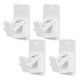 thumbnail image 1 of GOOHOCHY 2 pares de soportes para barra de cortina, sin taladros, para colgar cortinas en la pared, resistentes y para dormitorio., 1 of 8