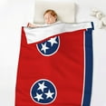 thumbnail image 2 of Tennessee Flag Flannel Fleece Blanket All Season Flannel Throw For Sofa Bed Car Outdoor Home 32x48 Inch, 2 of 6