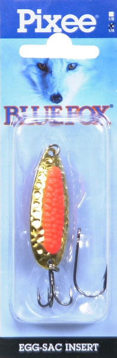 Blue Fox Cuillère Pixee 1/4 oz., Plaqué Or/Orange Fluorescent