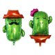 thumbnail image 1 of KAKOWELY globos de aluminio con forma de cactus para fiestas de festivales. Suministros para fiestas., 1 of 5