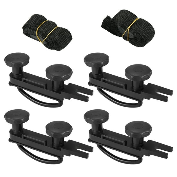 4 PCS Universal Roof Box U Bolt Clamps Rooftop Cargo Carrier Rack Bolts