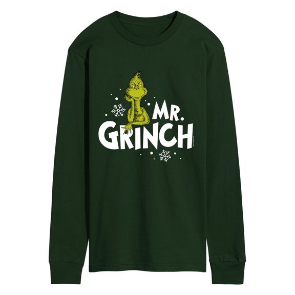 The Grinch - Mr. - Men's Long Sleeve Graphic T-Shirt