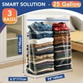 thumbnail image 5 of AGALI Large Resealable Plastic Jumbo Storage Bags, 25-Gallon, Pack of 3, 5 of 7