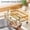Gold, variant on Sponge Holder for Kitchen Sink - Auto Draining Sink Caddy Organizer with Detachable Rack, High Brush Holder, Kitchen Countertop Storage Accessories