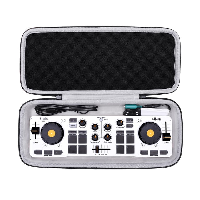 XANAD Protective Case Compatible with Hercules DJ Control Mix 2/1 or Hercules DJ DJControl Starlight Pocket Controller