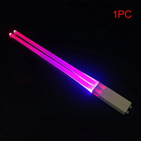 

1 PCS LED Lightsaber Luminous Chopsticks Detachable Washable Reusable Free Tableware For Kitchen Dinner