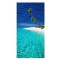 thumbnail image 2 of LACKUST Tropical Coconut Beach Towel - Oversized Microfiber for Spa, Travel, Yoga 75x150cm, 2 of 5