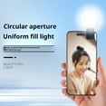 thumbnail image 4 of Naierhg Portable Selfie Light Super Bright Multiple Lighting Modes Rechargeable Lightweight Pocket-Sized LED Fill Light Accessories, 4 of 8