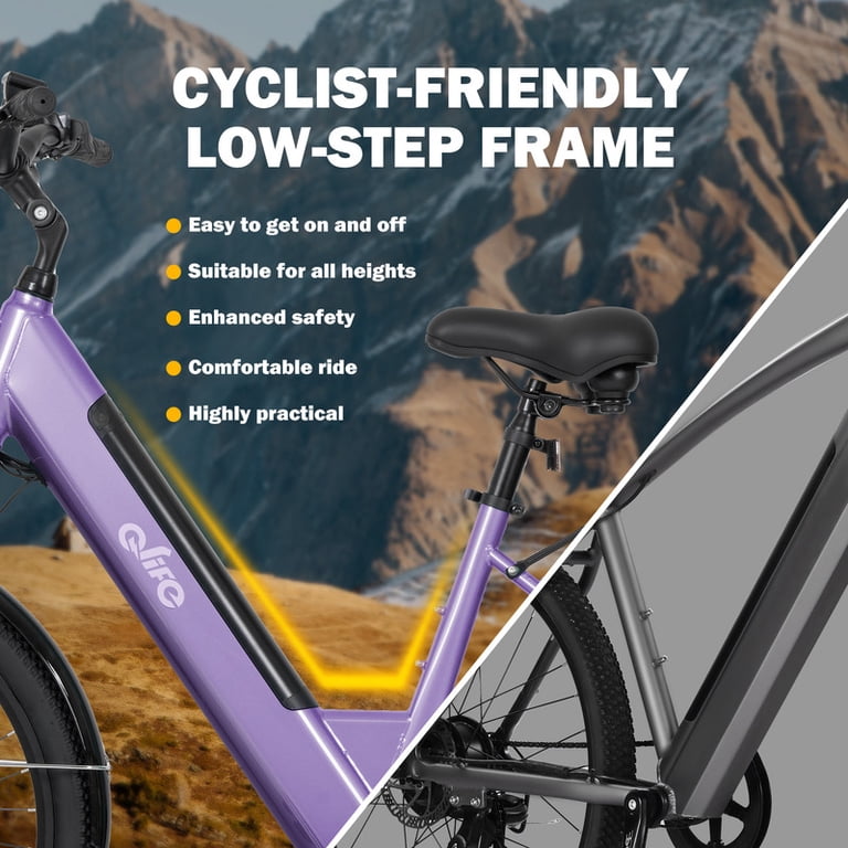 low speed electric bicycle PACTO E-ONE - Folding Bike - 20 inch - Shimano 7 Derailleur - entry Frame Powerful 750W Peak Smooth Commute Power Rated 500W brushless motor with 750W peak output Adventure Neo Allroad Speed Low