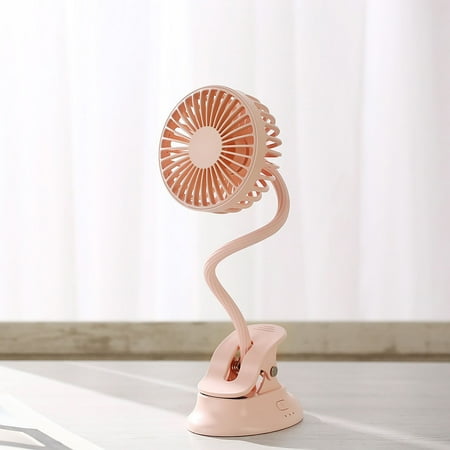 

Midewhik Celebration Activ Clip on Fan Usb Mini Fan Battery Operated Desk Fan Baby Stroller Fan Rechargeable Personal Fan Flexible Neck 3 Speeds Great for Beach Car Camping Dorm Bed