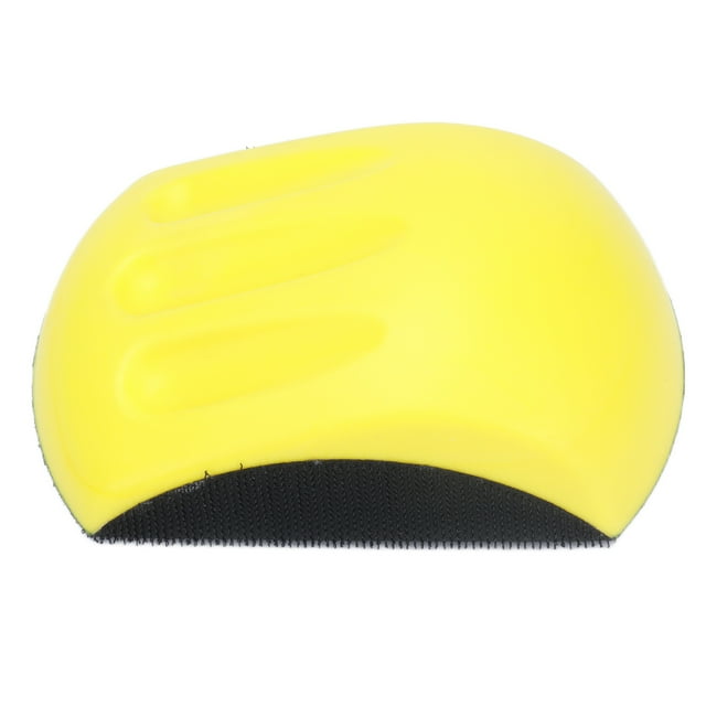 Nylon Foam Hand Sanding Block Mouse Shape With Comfortable Grip For Abrasive Orbital Sand Mills, Woodworking, Furniture Repair