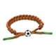 thumbnail image 2 of Pulsera trenzada de cuerda Colco Brazaletes de fútbol rojo verde, 2 of 8