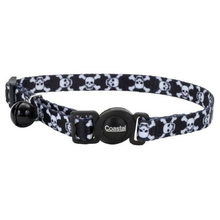 UPC: 0076484067099 | Safe Cat Fashion Adjustable Breakaway Collar  Skulls