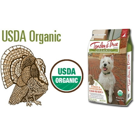 Tender Turkey - Tender and True - Organic Turkey & Liver Recipe 11 lb bag dry dog food, One Size