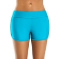 thumbnail image 3 of Budget Chic Women Swimsuit Bottom Tummy Control Swimming Shorts Solid Swim Trunks, 3 of 6