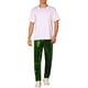 thumbnail image 2 of Pantalones de lentejuelas INSPIRE CHIC para hombres, pantalones rectos brillantes para fiestas disco, talla 34, color verde, 2 of 6