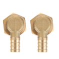 thumbnail image 1 of Brass Fittings Air Hose Fittings Industrial Use Water Connection 1.4×1×0.8in 2Pcs, 1 of 3