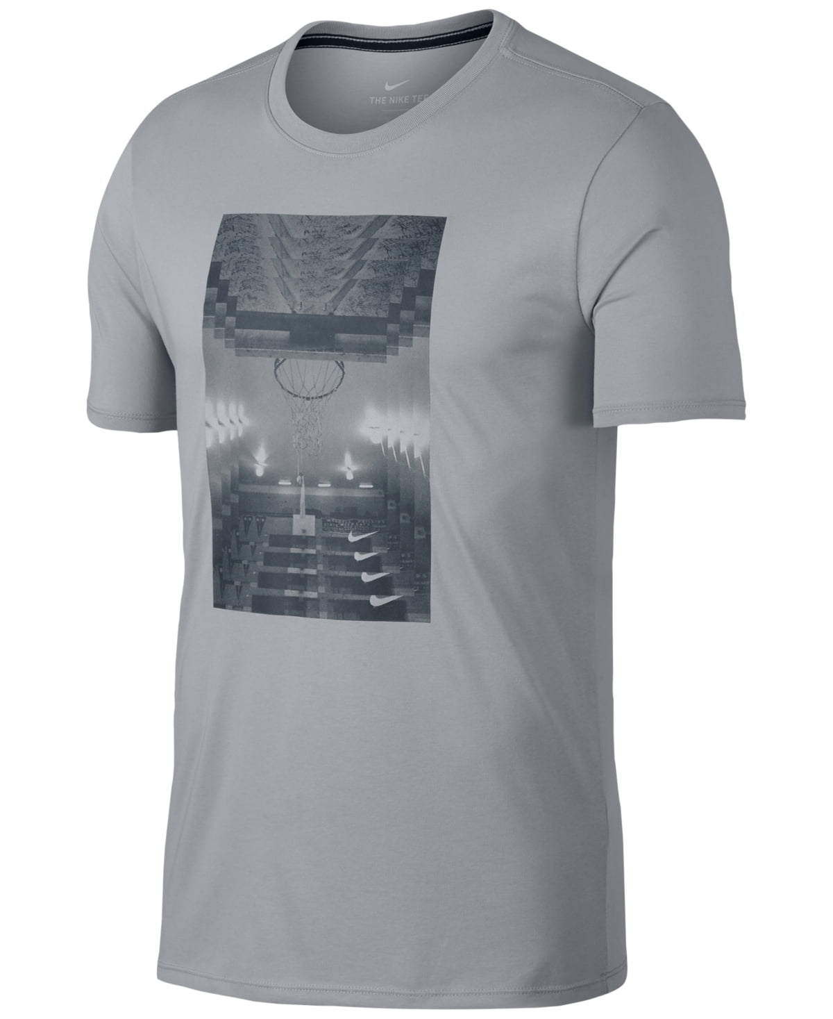 Mens T-Shirt Basketball Hoop Swoosh Dri-Fit Logo Tee XL - Walmart.com