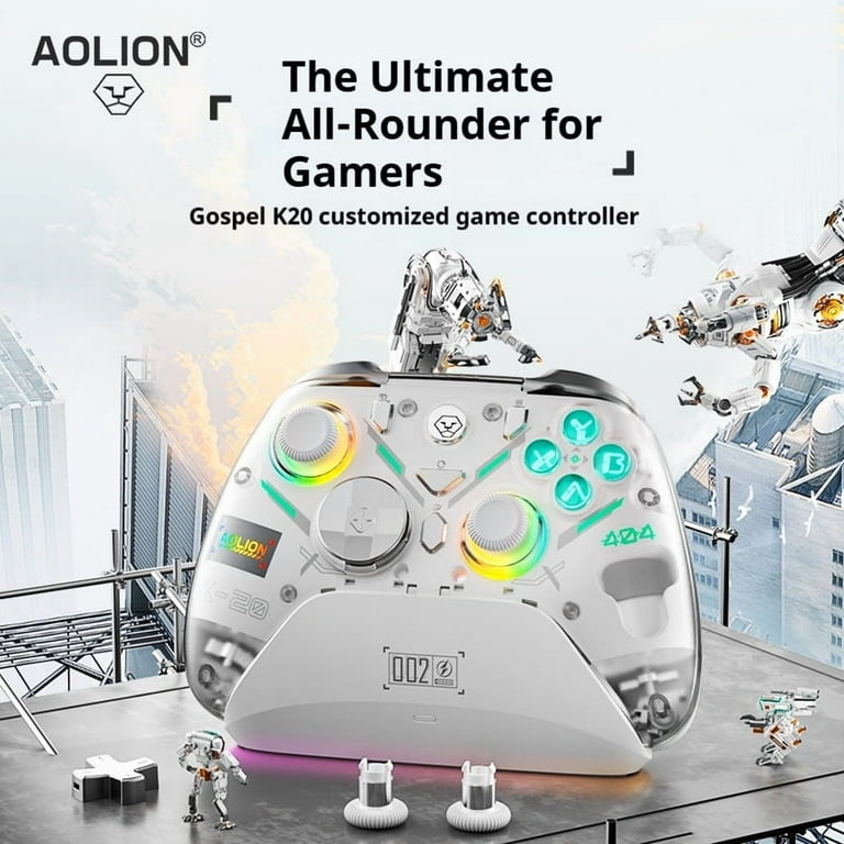 Aolion K20 RGB Wireless Gaming Controller Hall Effect Joystick