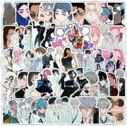 106pcs Alien Stage Stickers Cute Stickers for Water Bottles Series Mizi SUA Ivan Till Luka Hyuna (106pcs)