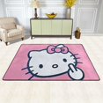 thumbnail image 7 of Hello Kitty Area Rugs, Large Carpet, Washable Rug Mat, Flannel Non-Slip Rugs For Bedroom Living Dining Dorm Room Entryway, Home Decor 72"X48", 7 of 7