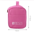 thumbnail image 5 of Unique Bargains Travel Toiletry Bag Wash Cosmetic Organizer with Hanging Hook Pink, 5 of 8