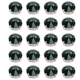 thumbnail image 2 of 20Pcs Bricolage Griffe Diamants Robe de Mariée Rétro Mode Artisanat Verre Vêtements Décorations19mm Vert Émeraude Rond Verre Diamant, 2 of 14